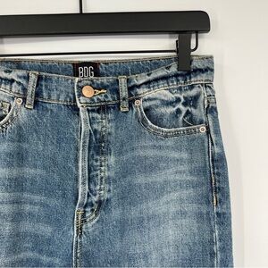 Bdg Urban Outfitters Medium Wash Distressed Ripped Slim Straight Denim Jeans